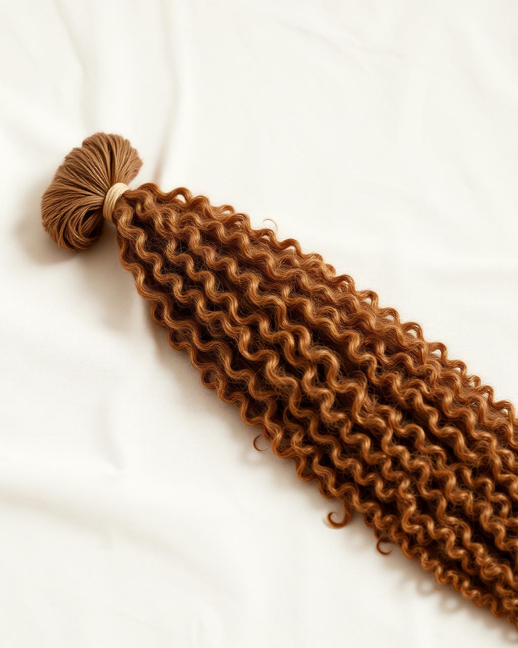Mèches RAW, Afro Brun clair