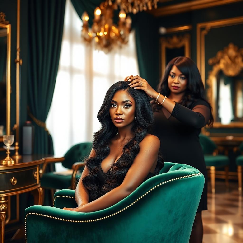 Cliente au salon