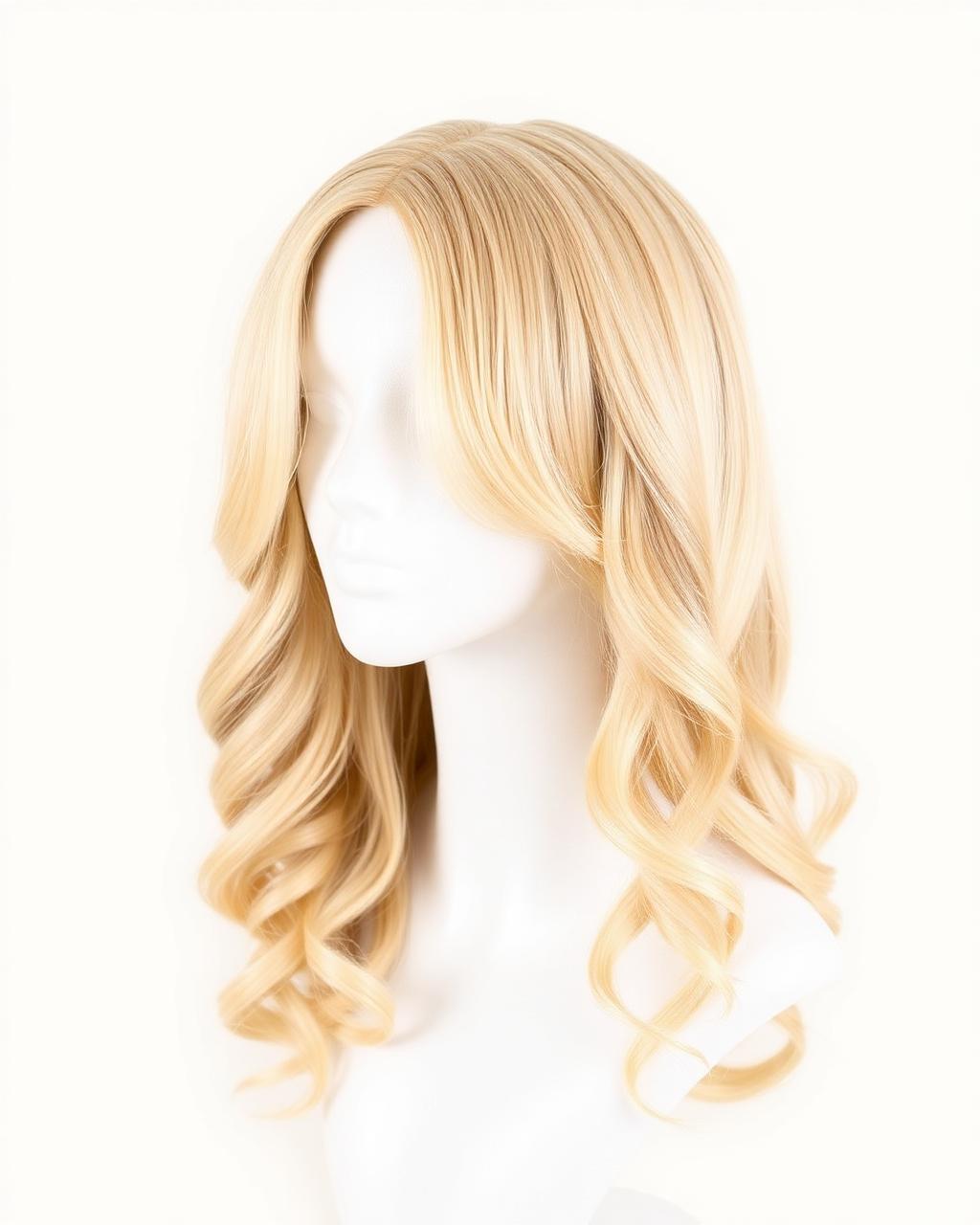 Perruque Deep Wave, Blond miel